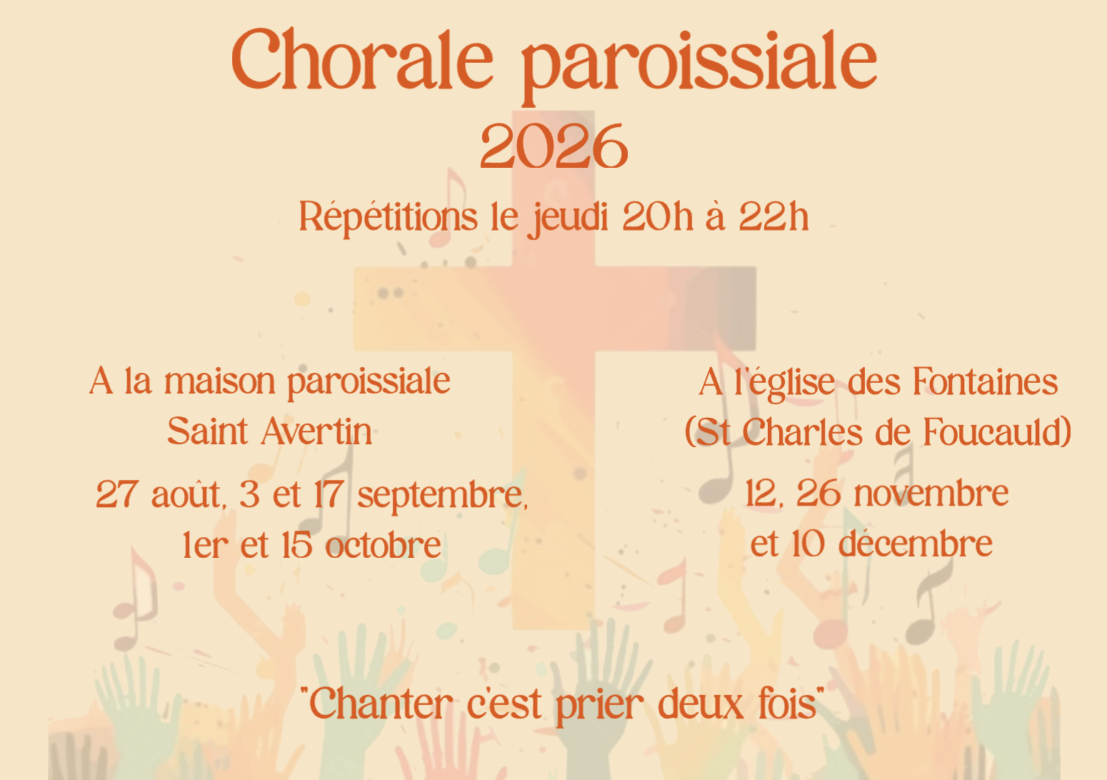 La chorale paroissiale